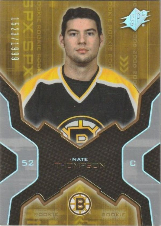 NHL 2006-07 SPx - No. 205 - Nate Thompson