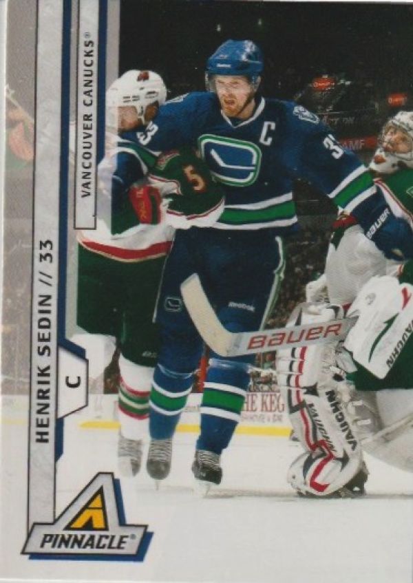 NHL 2010-11 Pinnacle - No 11 - Henrik Sedin