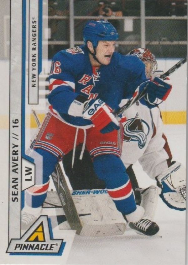 NHL 2010-11 Pinnacle - No 68 - Sean Avery