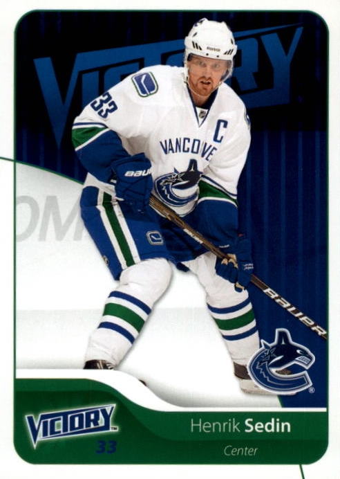 NHL 2011-12 Upper Deck Victory - No 185 - Henrik Sedin