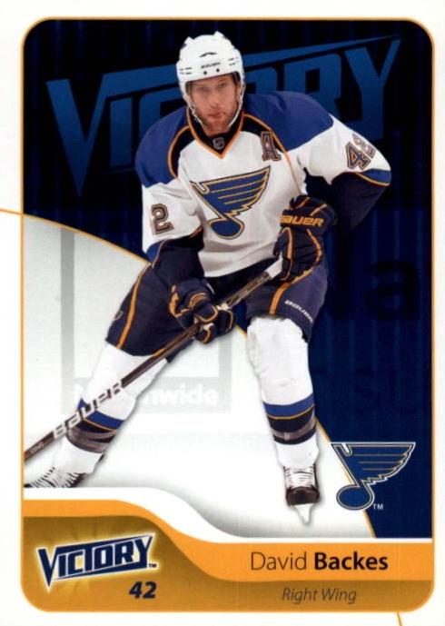 NHL 2011-12 Upper Deck Victory - No 165 - David Backes