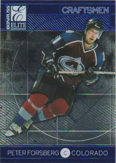 NHL 1997-98 Donruss Elite Craftsmen - No 23 of 30 - Peter Forsberg