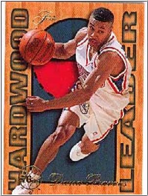 NBA 1995-96 Fleer Flair Hardwood Leaders - No 20 of 27 - Dana Barros