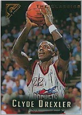 NBA 1995-96 Topps Gallery - No 74 - Clyde Drexler