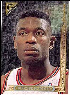 NBA 1995-96 Topps Gallery - No 16 - Dikembe Mutombo