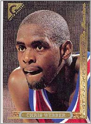 NBA 1995-96 Topps Gallery - No 15 - Chris Webber