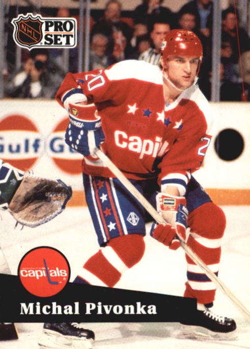 NHL 1991-92 ProSet French - No 252 - Michal Pivonka