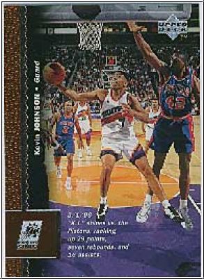 NBA 1996 / 97 Upper Deck - No 95 - Kevin Johnson