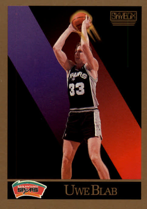 NBA 1990-91 SkyBox - No 253 - Uwe Blab
