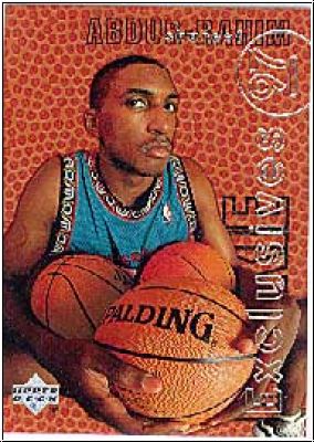 NBA 1996 / 97 Upper Deck Rookie Exclusives - No R11 - Shareef Abdur-Rahim