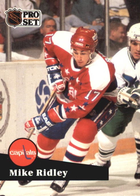 NHL 1991-92 ProSet French - No 254 - Mike Ridley