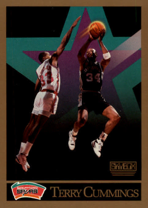 NBA 1990-91 SkyBox - No 255 - Terry Cummings