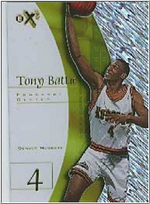 NBA 1997 / 98 E-X 2001 - No 78 - Tony Battie