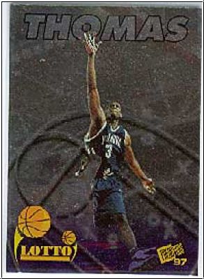 NBA 1997 Press Pass Lotto - No L6 of 6 - Tim Thomas