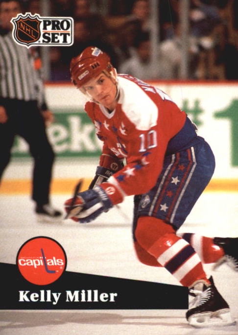 NHL 1991-92 ProSet French - No 256 - Kelly Miller