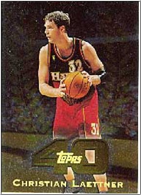 NBA 1997/98 Topps Topps 40 - No T40-6 - Christian Laettner