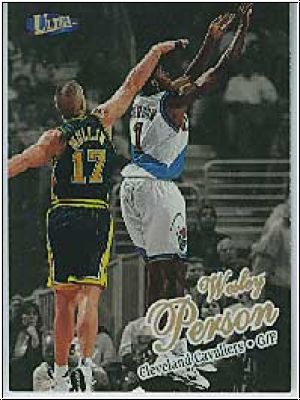 NBA 1997 / 98 Ultra Gold Medallion - No 159G - Wesley Person