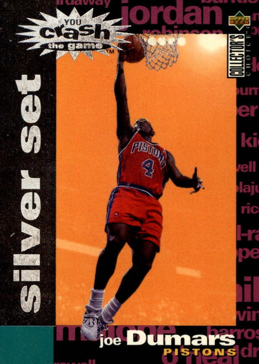 NBA 1995-96 Collector's Choice Crash the Game Scoring Silver Redemption - No C25 - Joe Dumars