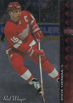 NHL 1994 / 95 Upper Deck SP Inserts - No SP-25 - Steve Yzerman