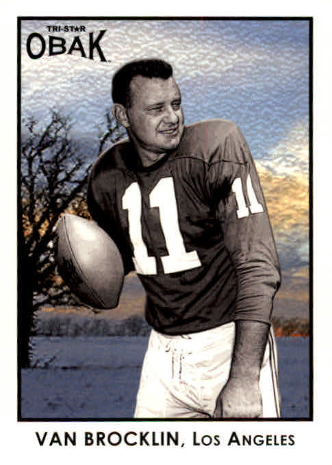 NFL 2011 TRISTAR Obak - No 25 - Norm van Brocklin