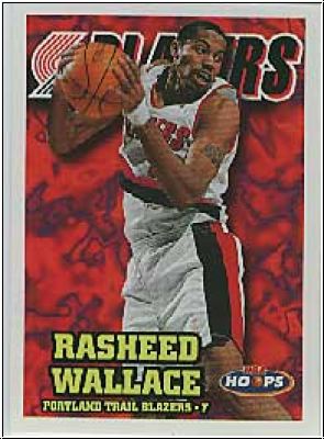 NBA 1997-98 Hoops - No. 299 - Rasheed Wallace