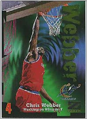 NBA 1997-98 Z-Force - No 58 - Chris Webber