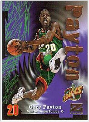 NBA 1997-98 Z-Force - No. 20 - Gary Payton