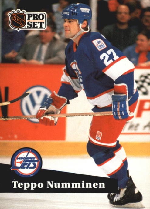 NHL 1991-92 ProSet French - No 261 - Teppo Numminen