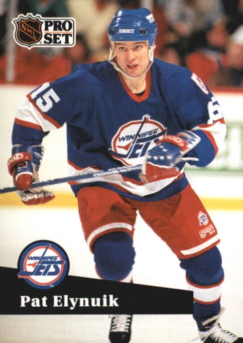 NHL 1991-92 ProSet French - No 262 - Pat Elynuik