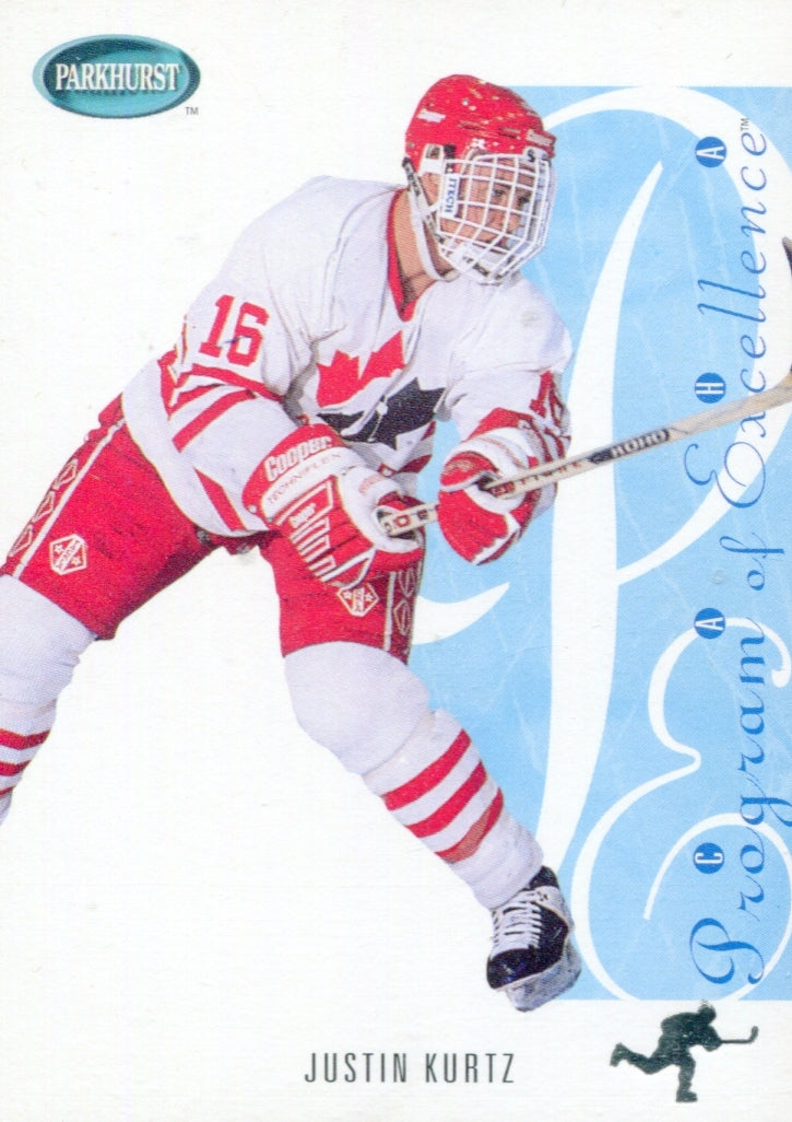 NHL 1994 / 95 Parkhurst SE - No SE262 - Justin Kurtz