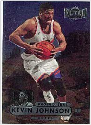 NBA 1997-98 Metal Universe Championship - No 42 - Kevin Johnson