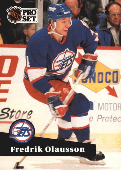 NHL 1991-92 ProSet French - No 264 - Fredrik Olausson