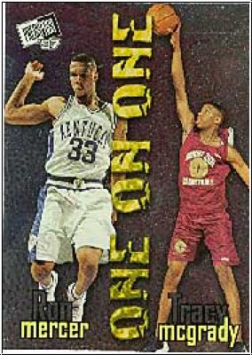 NBA 1997 Press Pass One on One - No 3 of 9 - Mercer / McGrady