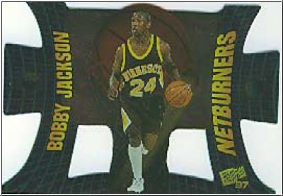 NBA 1997 Press Pass Net Burners - No NB 32 of 36 - Jackson