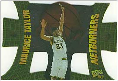 NBA 1997 Press Pass Net Burners - No NB 20 of 36 - Taylor