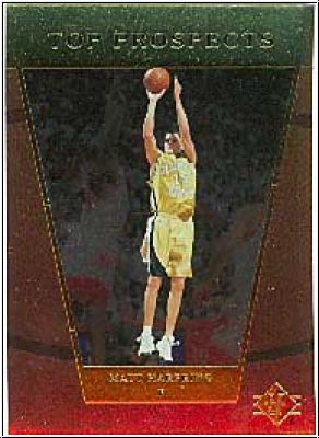 NBA 1998 SP Top Prospects - No 52 - Matt Harpring