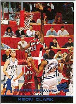 NBA 1998 Press Pass Blue - No 8 - Keon Clard