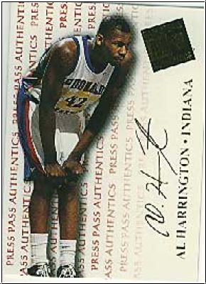NBA 1998 Press Pass Authentics - No 19 - Al Harrington