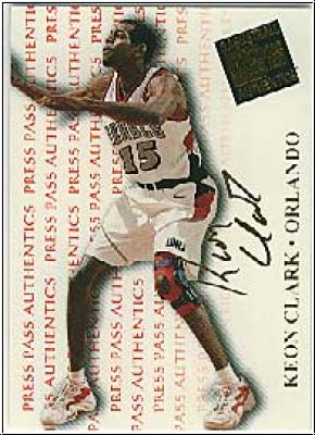 NBA 1998 Press Pass Authentics - No 11 - Keon Clark