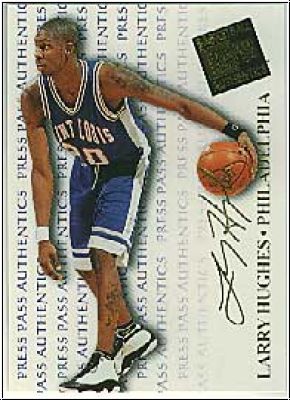 NBA 1998 Press Pass Authentics - No 7 - Larry Hughes