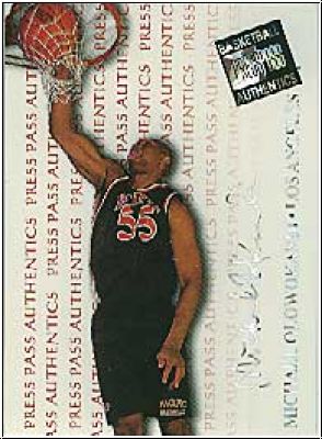 NBA 1998 Press Pass Authentics Hang Time - No 45