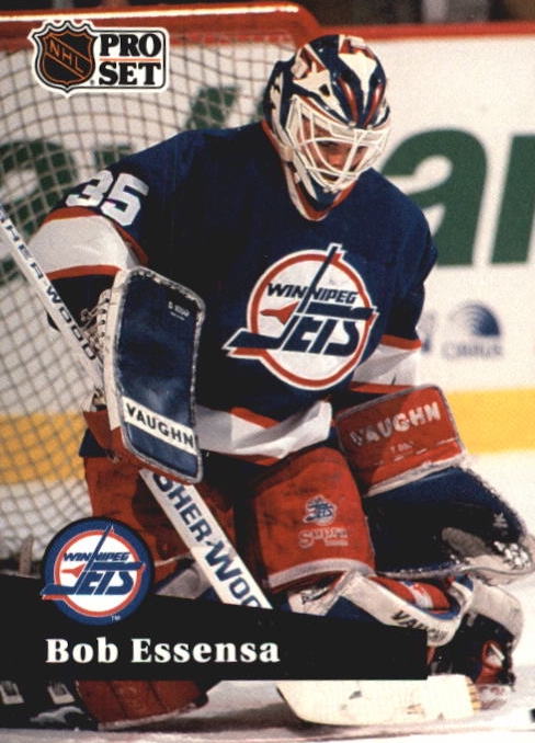 NHL 1991-92 ProSet French - No 266 - Bob Essensa