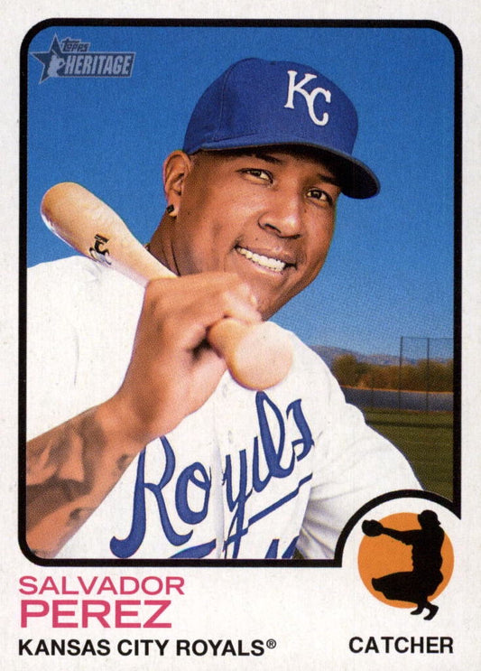 MLB 2022 Topps Heritage - No 267 - Salvador Perez