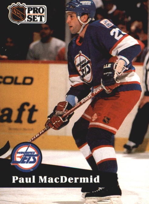 NHL 1991-92 ProSet French - No 269 - Paul Mac Dermid