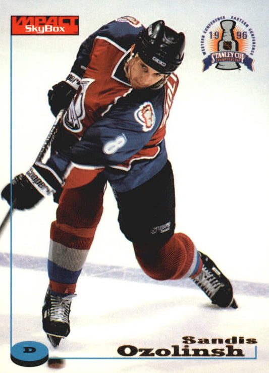 NHL 1996 / 97 Fleer SkyBox Impact - No 26 - Sandis Ozolinsh