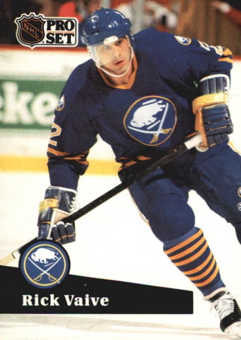 NHL 1991-92 ProSet French - No 26 - Rick Vaive