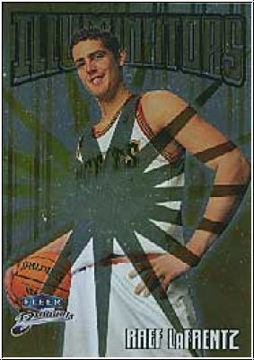 NBA 1998 / 99 Fleer Brilliants Illuminators - No 8 of 15 I - Raef LaFrentz