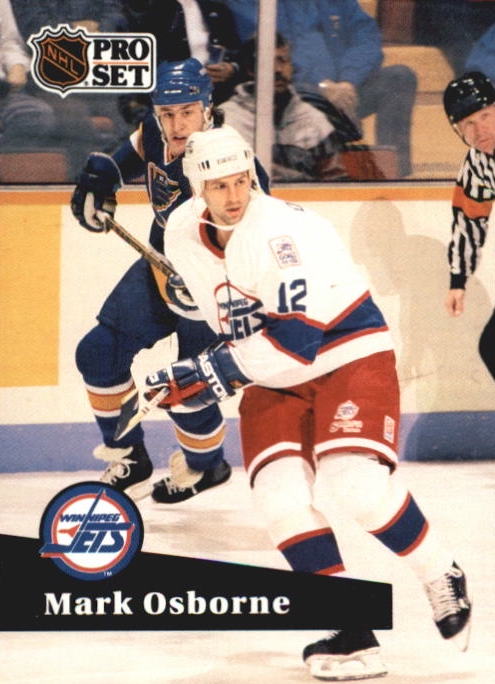 NHL 1991-92 ProSet French - No 270 - Mark Osborne