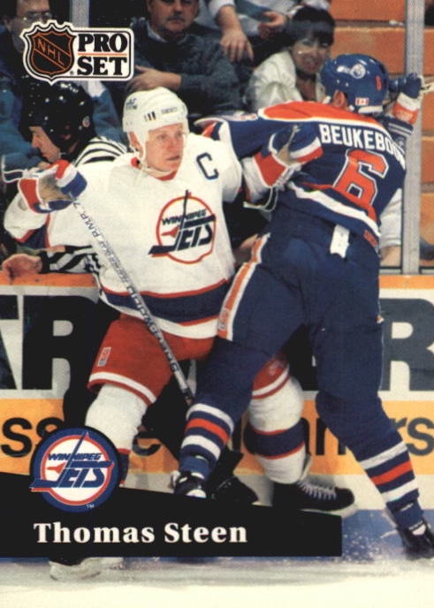 NHL 1991-92 ProSet French - No 271 - Thomas Steen