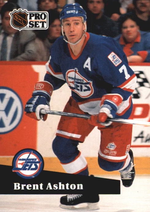 NHL 1991-92 ProSet French - No 272 - Brent Ashton